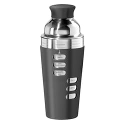 OGGI 23 oz Black Stainless Steel Cocktail Shaker