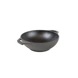 Lodge Cast Iron Wok 6.25 in. Black