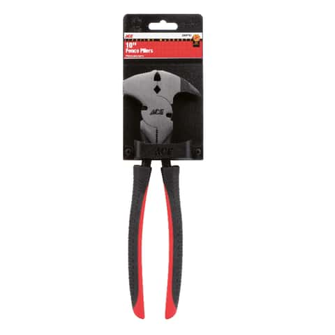 Ace 10 PC Carbon Steel Combination Pliers and Wrench Set