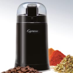 Capresso Black Metal/Plastic Coffee and Spice Grinder 3-1/2 oz