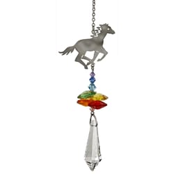 Woodstock Chimes Multi-color Horse Wind Chime