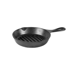 Lodge Cast Iron Grill Pan 6.5 in. Black