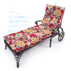 Jordan Manufacturing Polyester Chaise Lounge Cushion 72 in. H X 22 in. W