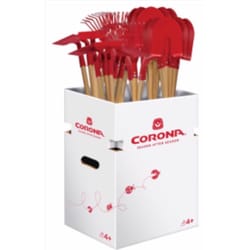 Corona 39.4 in. Carbon Steel Garden Tool Assortment Wood Handle