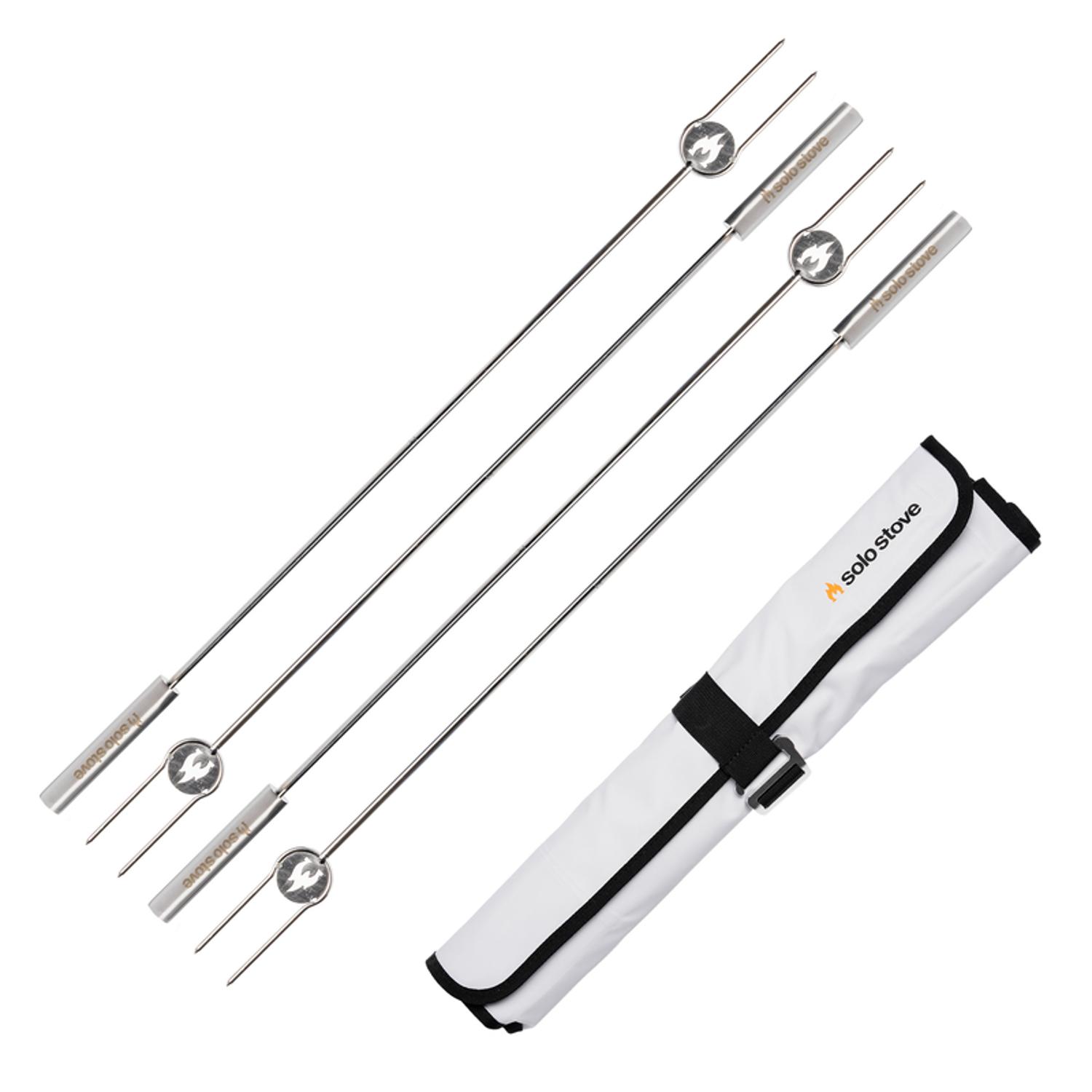 Solo Stove Silver Roasting Stick 36 in. H 4 pc Sansujyuku sansujyuku.com