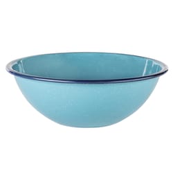 Cinsa Hispanic 33 oz Turquoise Steel Camping Bowl 1 pk