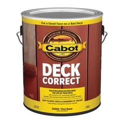 Cabot DeckCorrect Solid Tintable Tint Base Acrylic Deck Resurfacer 1 gal