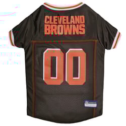 Pets First Black Cleveland Browns Dog Jersey 2XL