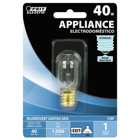 Feit 40 W T7 Appliance Incandescent Bulb E17 (Intermediate) Soft White 1 pk  - Ace Hardware
