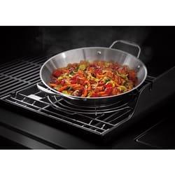 Weber Crafted Stainless Steel Grill Wok 19 in. W