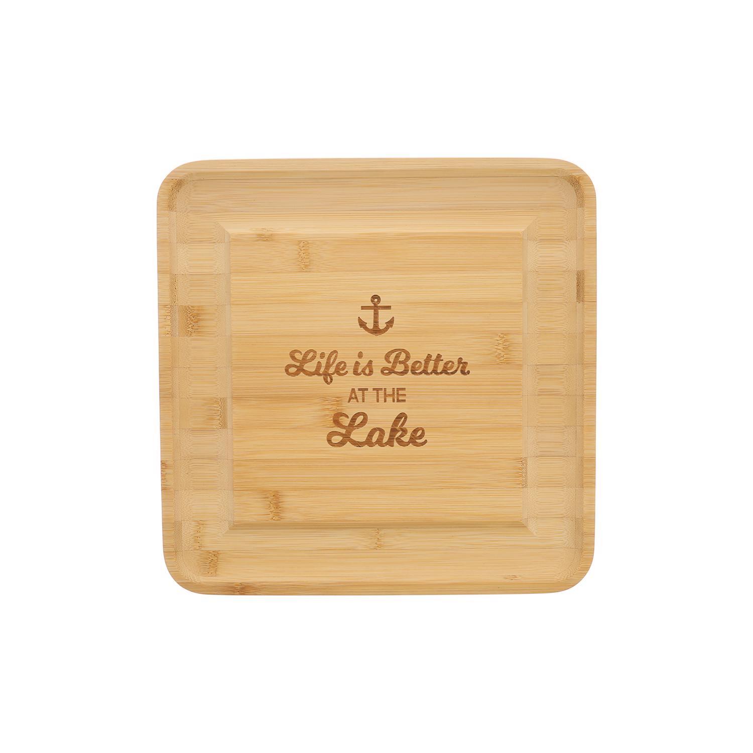 Pavilion We People Natural Bamboo Lake Serving Board 1 each Sansujyuku sansujyuku.com