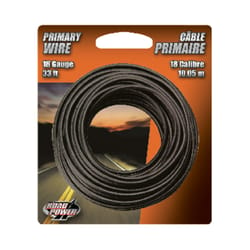 Primary Wire, White, 18-Ga., 33-ft.