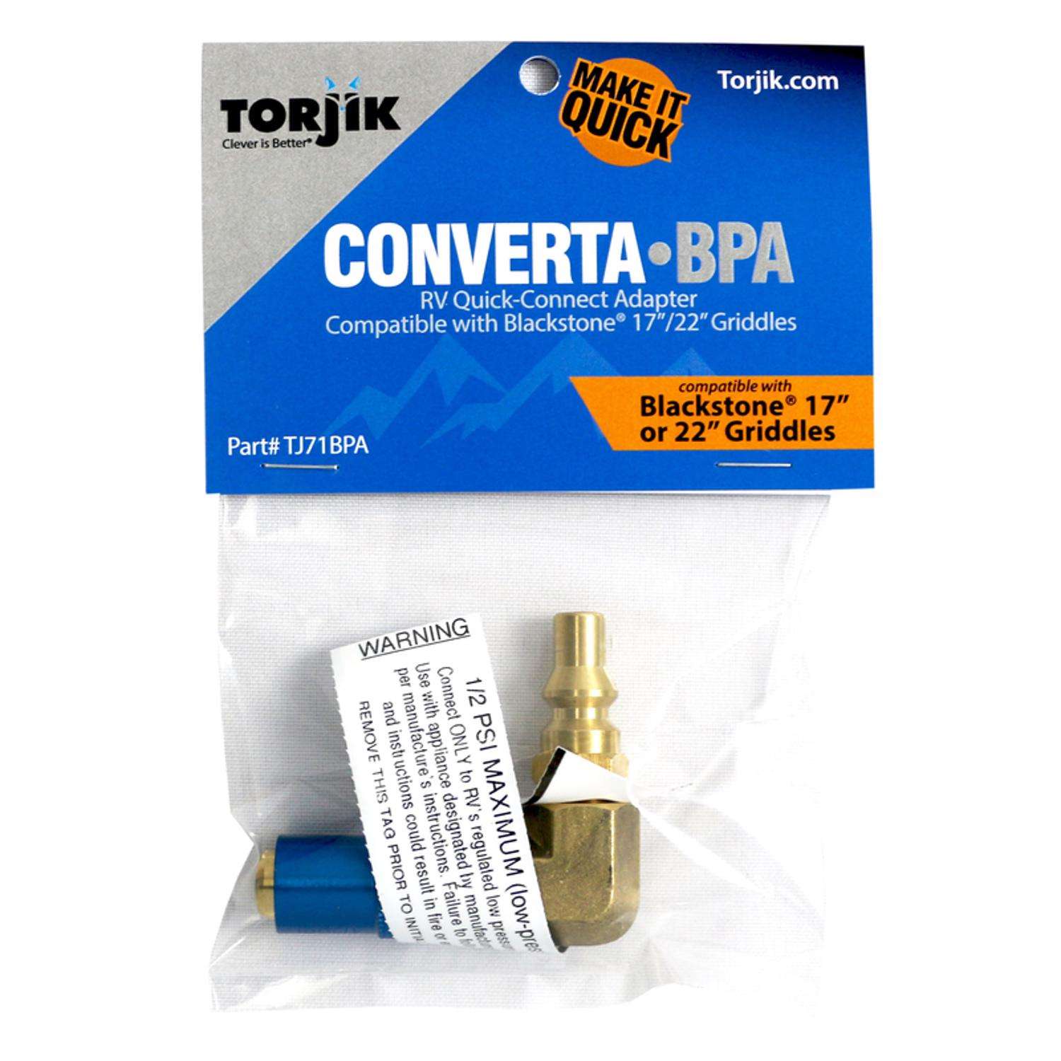 Torjik CONVERTA BP 2.25 in. L Propane Adapter 1 pk Ace Hardware