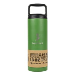 Aquapelli 18 oz Green BPA Free Vacuum Insulated Bottle