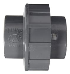 Homewerks Schedule 80 1-1/4 in. Slip X 1-1/4 in. D Slip PVC Union