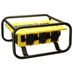 Southwire X-Treme 7 outlets Temporary Power Distribution Black/Yellow