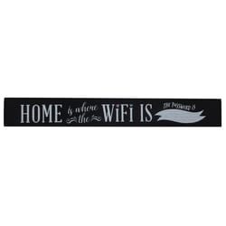 Shelf Sentiment 1.75 in. H X 11.75 in. W X 2.125 in. L Multicolored Wood WIFI