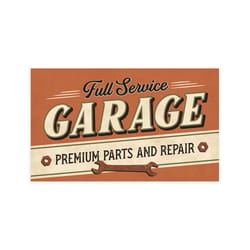 P Graham Dunn 18 in. W X 30 in. L Multi-color Garage Premium Parts And Repair Vinyl Accent Rug