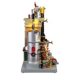 Lemax LED Multicolored Christmas Chocolatier Truffle Factory Christmas Village 12 in.