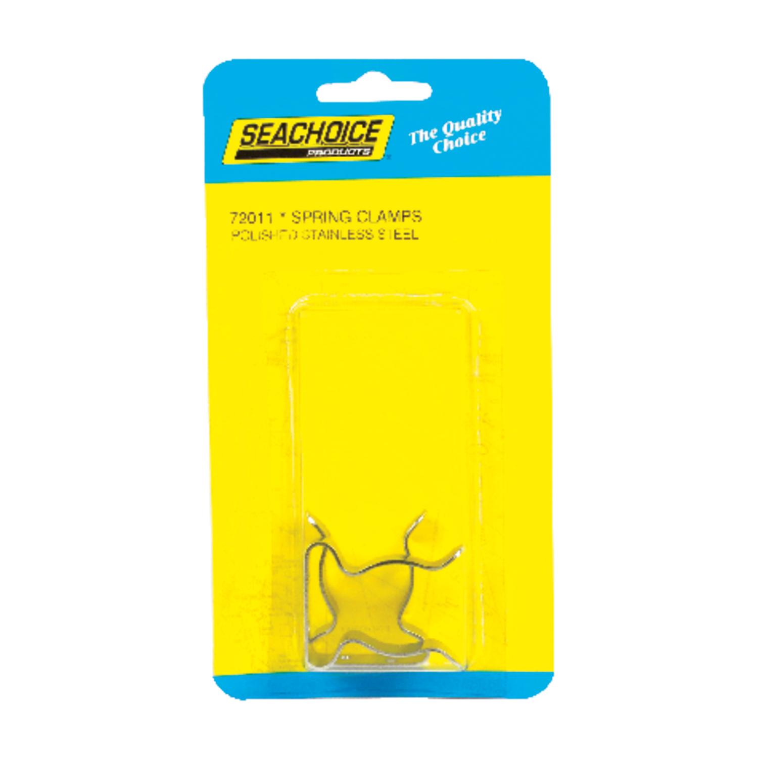 UPC 719249720111 product image for Seachoice Polished Stainless Steel 11.5 in. L x 5/8-1-1/4 in. W Spring Clamps 2  | upcitemdb.com