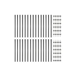 Nuvo Iron 32 in. H X 0.75 in. W X 0.75 in. L Steel Baluster Railing