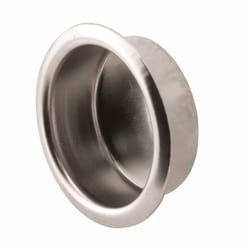 Prime-Line 0.75 in. L Satin Nickel Gray Steel Door Finger Pull