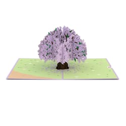 Lovepop Jacaranda Tree 3D Card Paper 1 pk