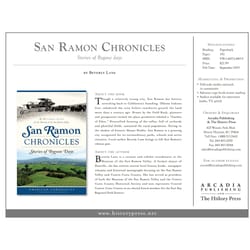 Arcadia Publishing San Ramon Chronicles History Book