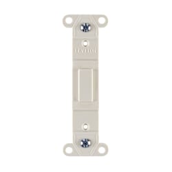 Leviton Almond 1 gang Thermoplastic Blank Wall Plate 1 pk