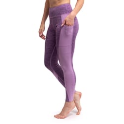 FitKicks Colorblocked Women's Leggings XL Mauve