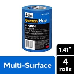 ScotchBlue 1.41 in. W X 54.8 M L Blue Medium Strength Original Painter's Tape 4 pk