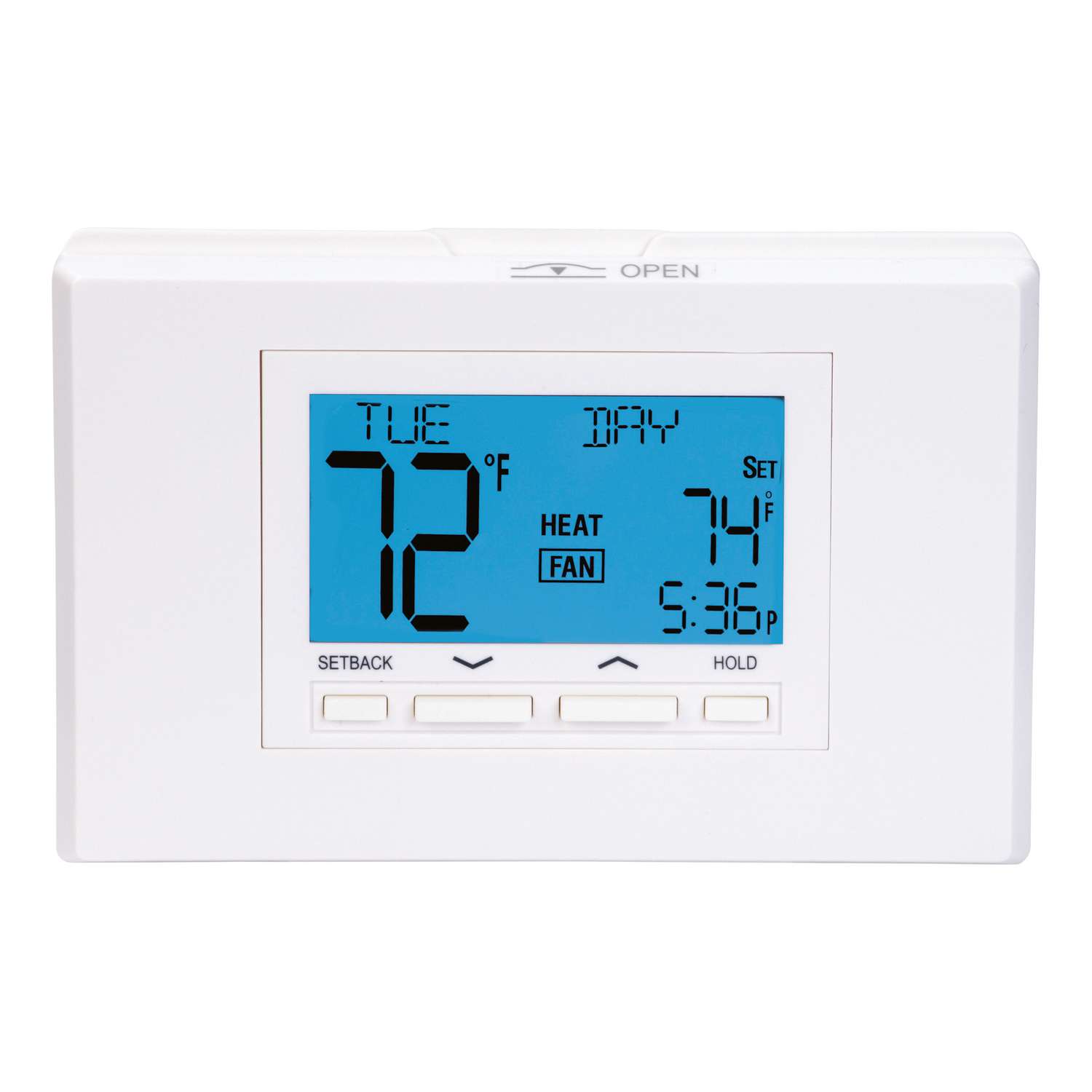 Ace Heating and Cooling Touch Screen Programmable Thermostat Ace Hardware