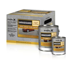 Insl-X GarageGuard Semi-Gloss Desert Sand Water-Based Waterborne Epoxy Floor Coat Kit 1 gal