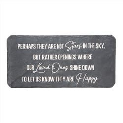 Pavilion Stones with Stories Gray Cement/Stone 7.75 in. H X 16 in. L X 0.75 in. W Stars in the Sky S