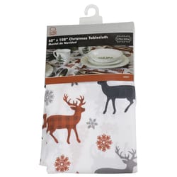 Chef Craft Assorted Polyester Tablecloth 60 in. 108 in.