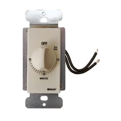 Woods Indoor Spring Wound Timer 125 V Light Almond