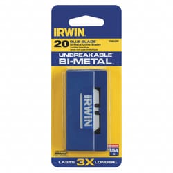 Irwin Bi-Metal Heavy Duty Blade Dispenser with Blades 2.5 in. L 20 pc