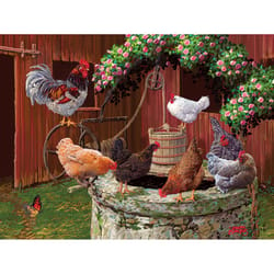 Cobble Hill The Chickens are Well Jigsaw Puzzle 275 pc