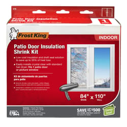 Frost King Clear Shrink Indoor Patio Door Insulator Kit 84 in. W X 110 in. L