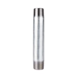 STZ Industries 1 in. MIP each X 1 in. D MIP in. Galvanized Steel 7 in. L Nipple