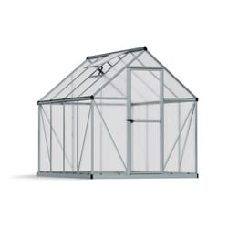 Canopia by Palram Mythos Silver 72.8 in. W X 97.2 in. D X 81.9 in. H Walk-In Greenhouse