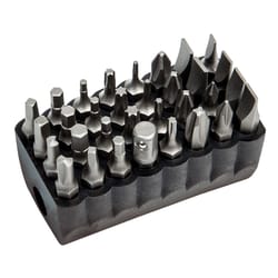 Klein Tools Assorted #0, #1, #2, #3, T6, T7, T8, T10, T15, X 6 in. L Screwdriver Bit Steel 32 pc