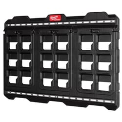 Milwaukee PACKOUT 30.75 in. W X 20 in. H Large Large Wall Mounted Plate Polypropylene 18 compartment