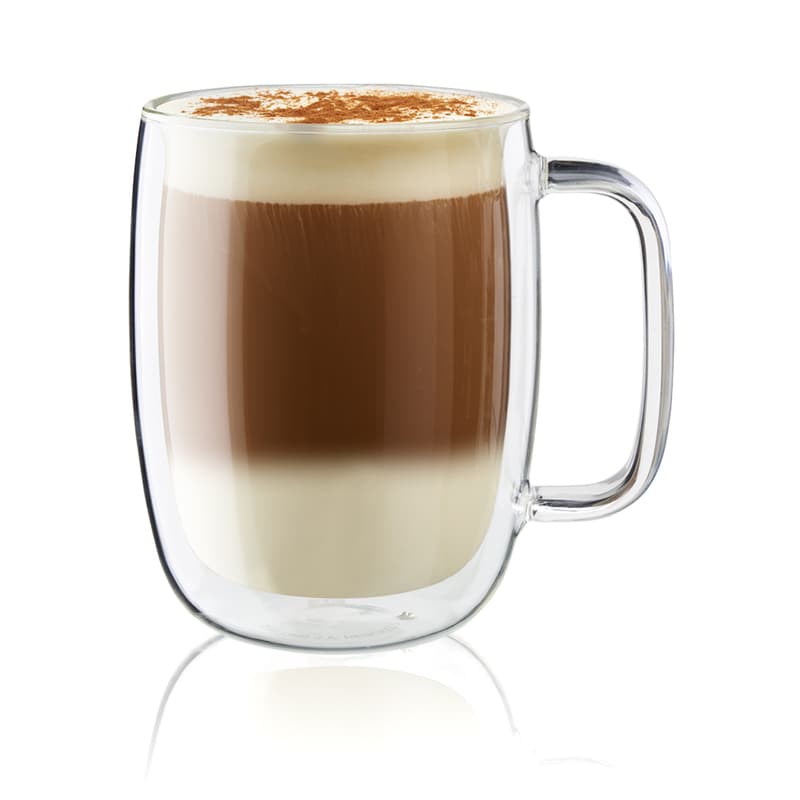 Zwilling J.A Henckels Sorrento Clear Glass Double Wall Mug 2 pk Sansujyuku sansujyuku.com