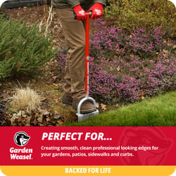 Garden Weasel Carbon Steel Garden Edger Steel Handle