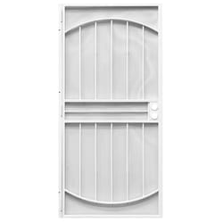Precision 81-3/4 in. H X 36 in. W Franciscan White Steel Security Screen Door