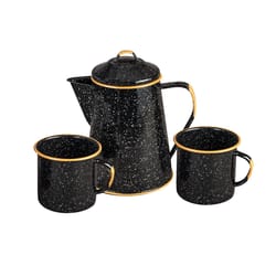 Graniteware Outdoors Black Coffee Pot 3 pc