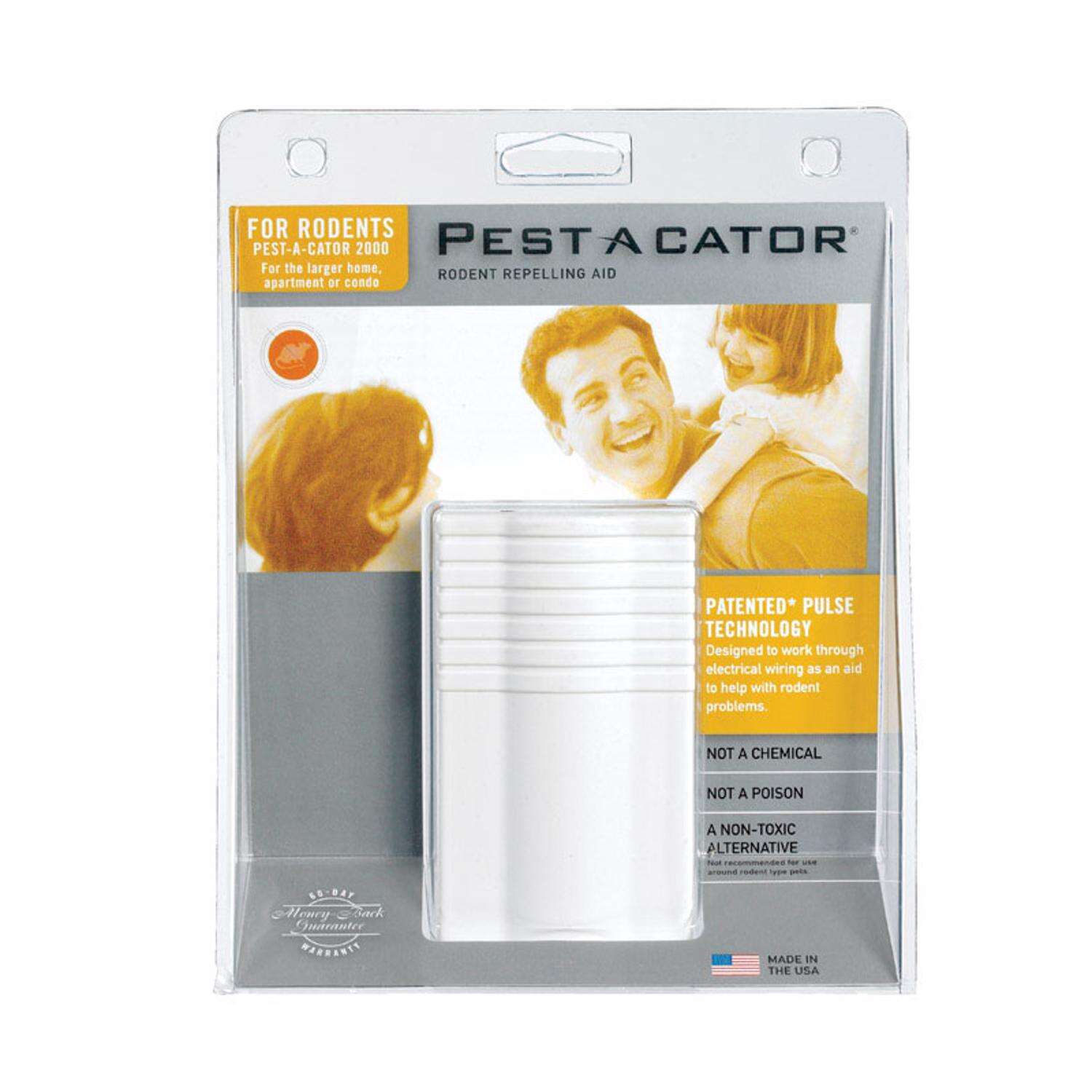 PEST A CATOR Electric Rodent Animal Pest Repeller 2000 sq ft Plug Indoor 2100 