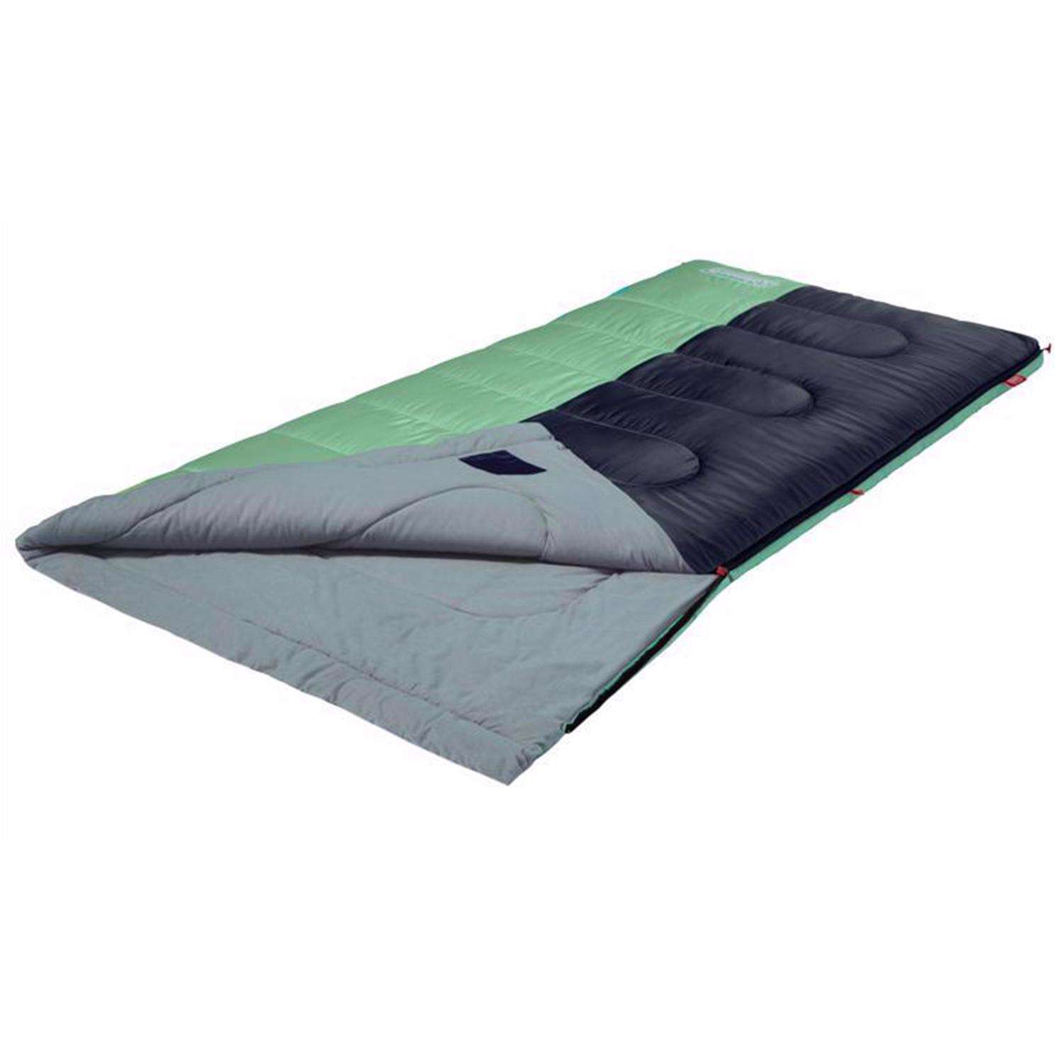 Coleman Warm Weather Sleeping Bag with Wrap N Roll 
