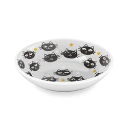 TarHong Multicolored Matt the Cat Melamine Pet Saucer
